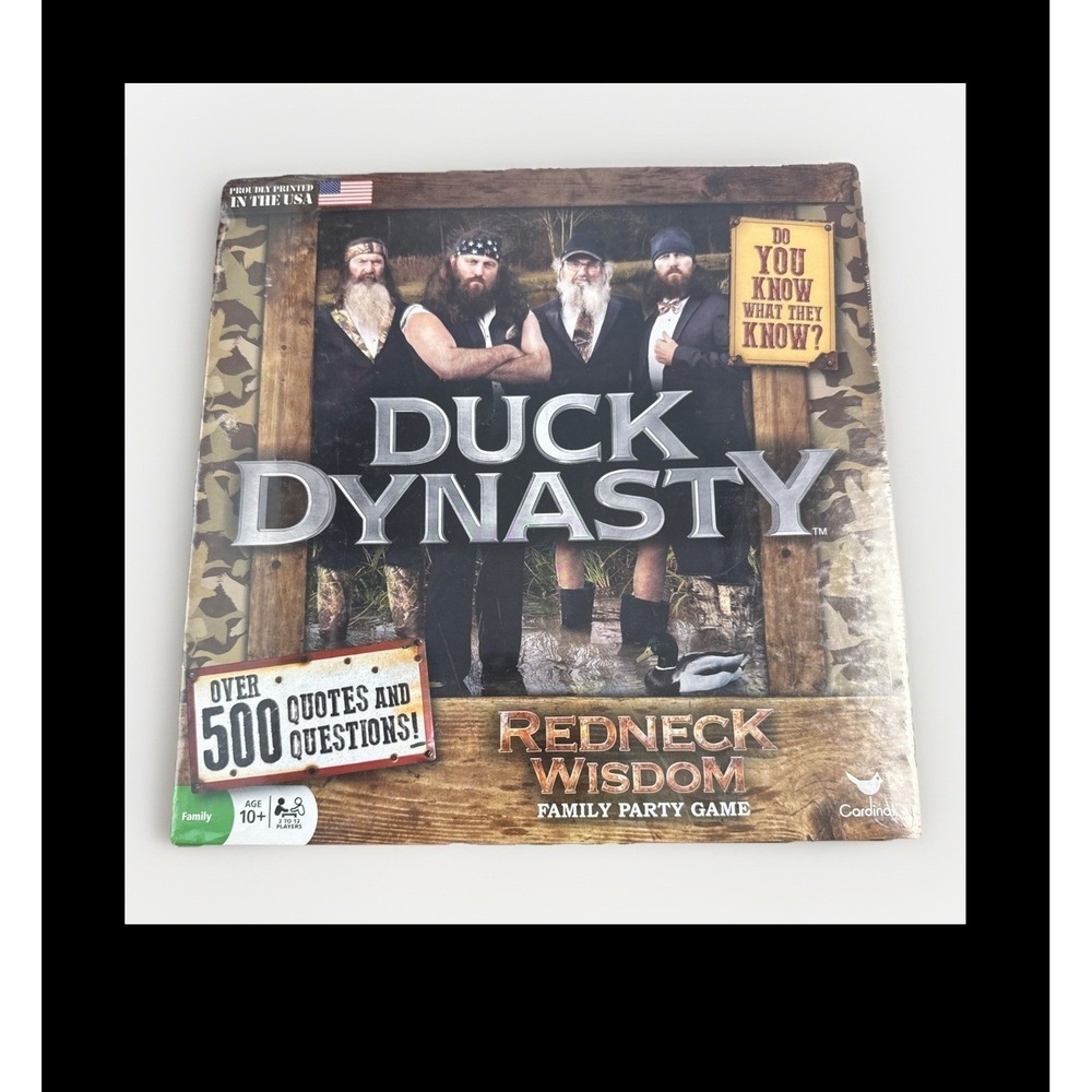 Duck Dynasty Redneck Wisdom Family Party Game Cardinal 80301 New Sealed